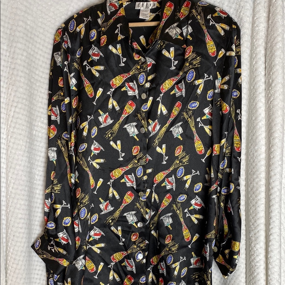 Unique Vintage Erena Woman Y2K blouse top